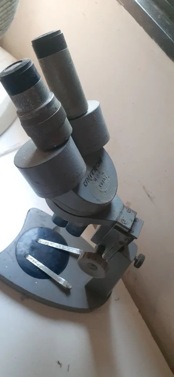Microscópio exterio binocular  - Foto 2