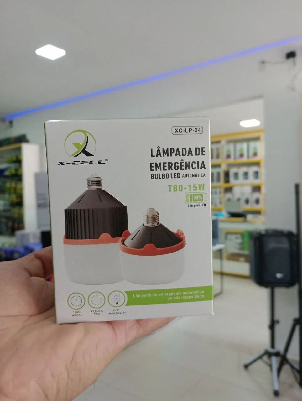 Lâmpada de emergência 