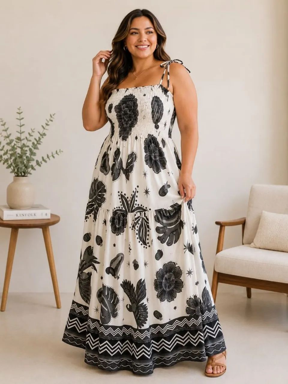 Vestido estampado <br>80,00 - Foto 4