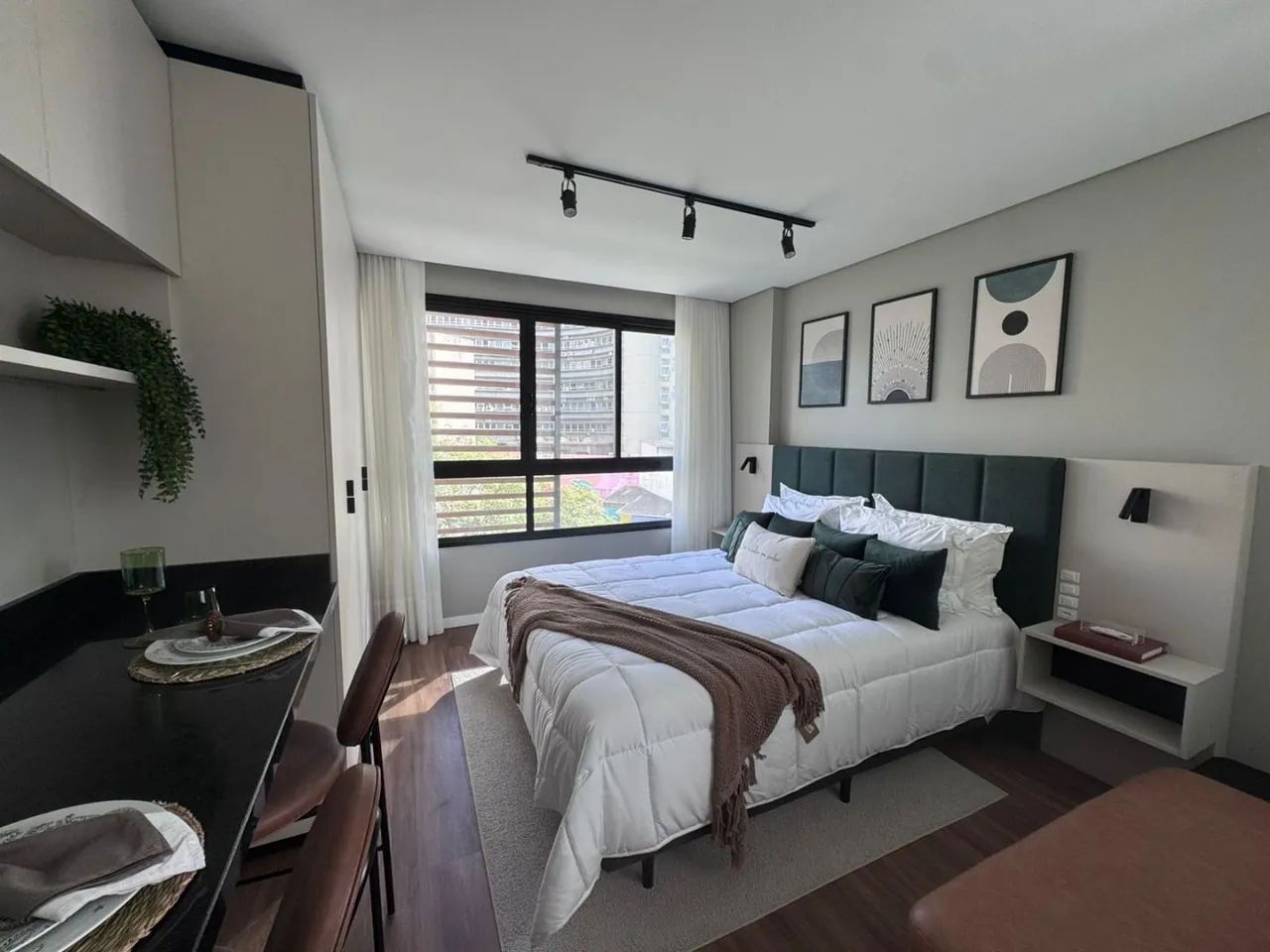 Apartamento Studio Mobiliado para Alugar no Downtown, Centro de Florianópolis. - Foto 4