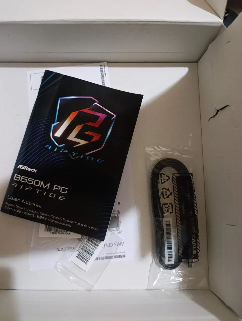 Placa Mãe ASROCK B650M PG RIPTID( seminova) - Foto 4
