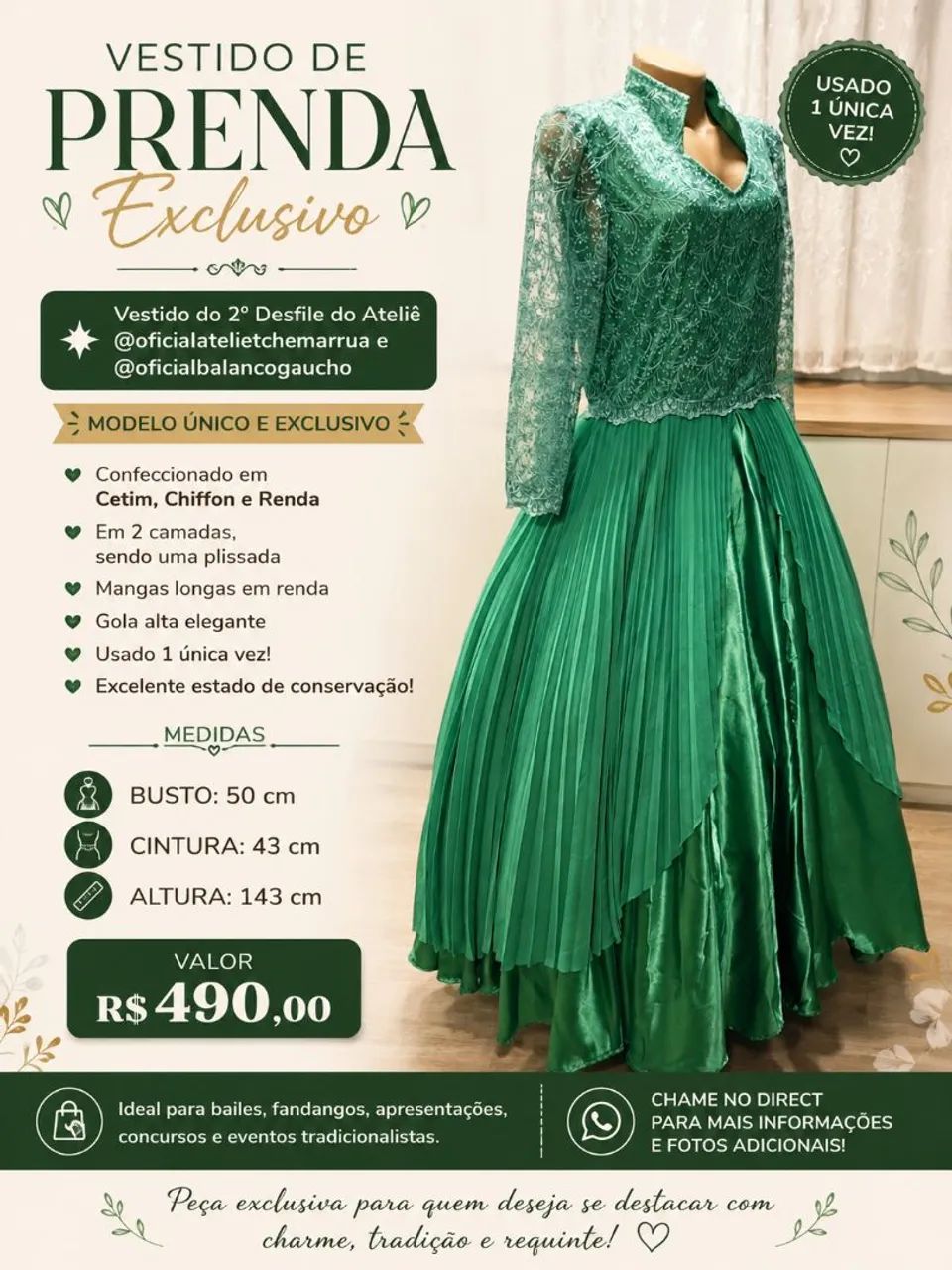 Vestido de Prenda