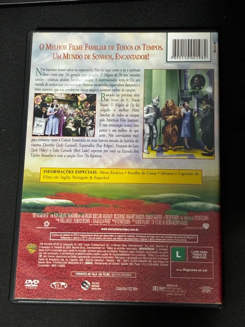 DVD O Mágico de OZ - Foto 2