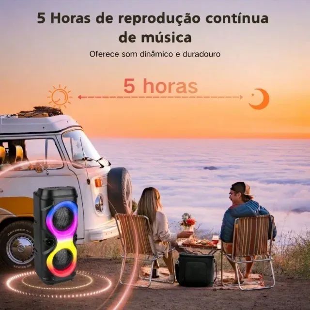 Som Potente e Visual Incrível: Caixa de Som Xtrad CS-29 - Foto 3