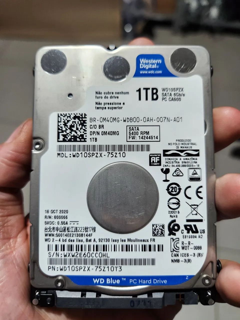 HD para notebook 1TB - Foto 2