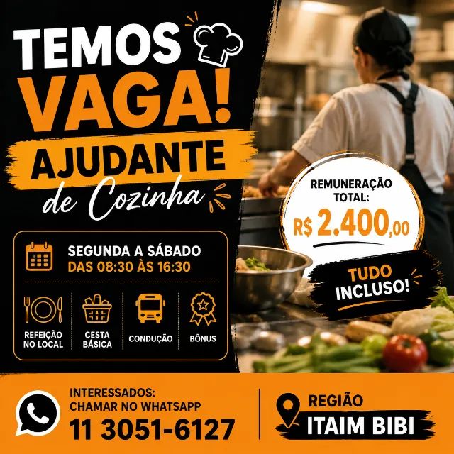 Ajudante de cozinha 