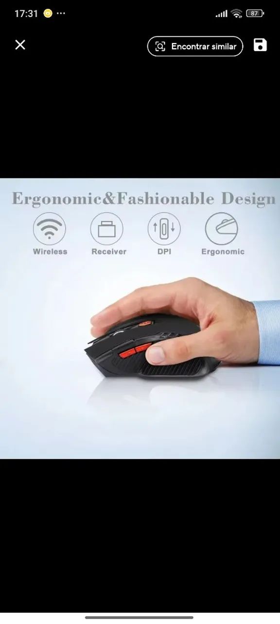 Mouse gamer sem fio  - Foto 3