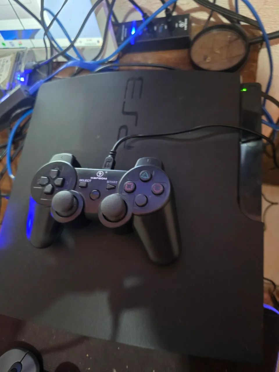 PlayStation 3 com Gta Vl e dois controles - Foto 2