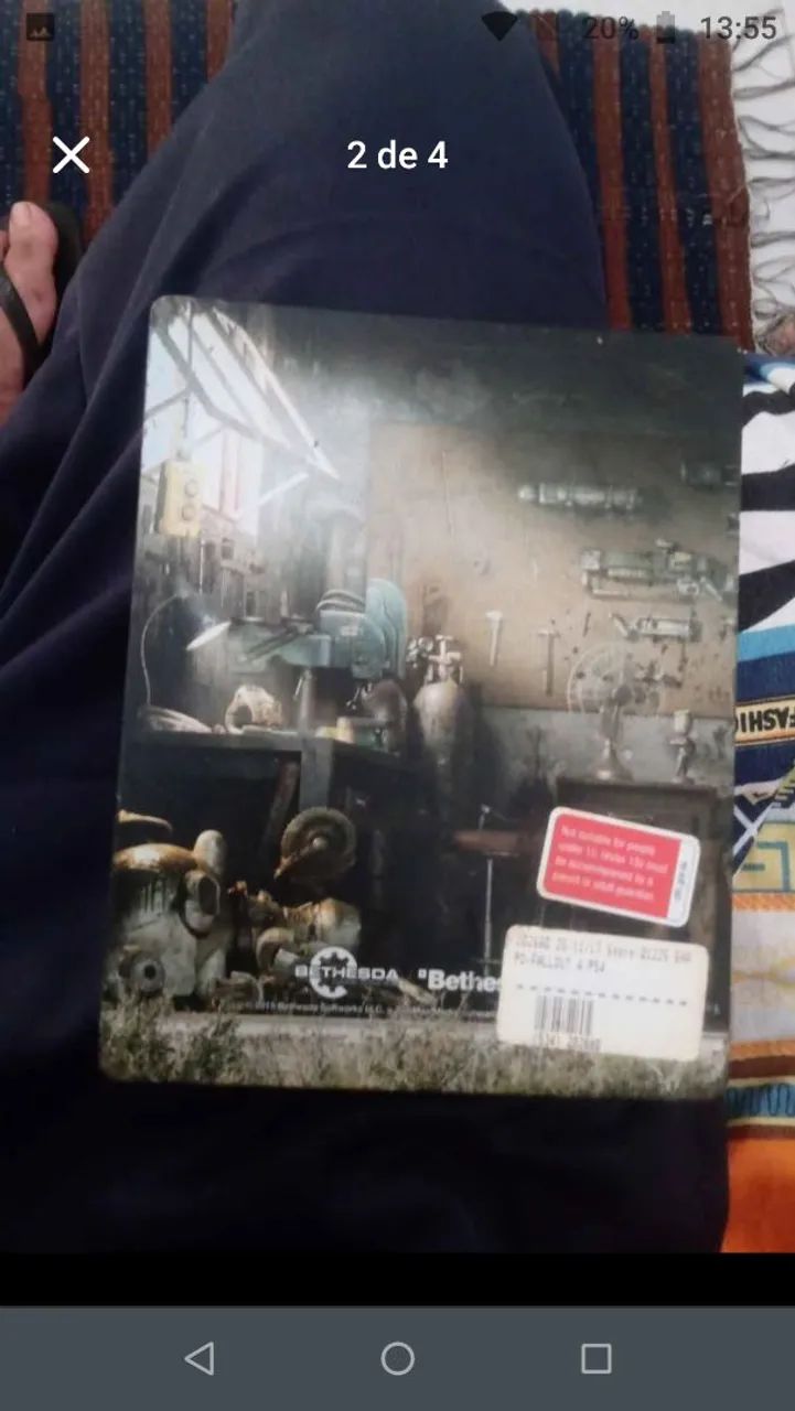 Fallout 4 - PS4 CAPA DO JOGO RARA!! - Foto 2
