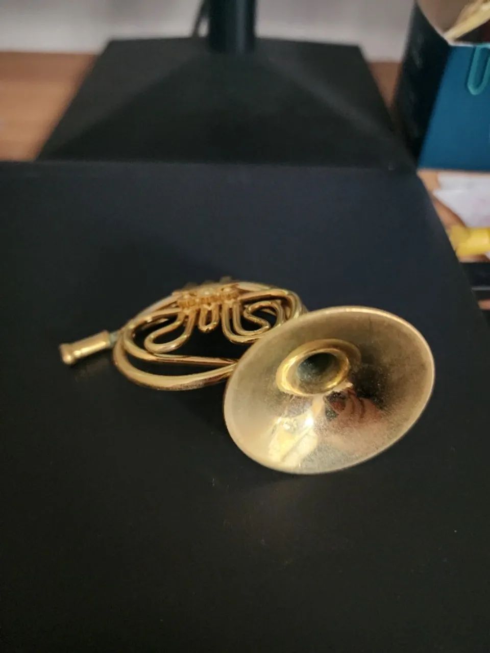 Miniatura Instrumento Musical - Trompa - Foto 3