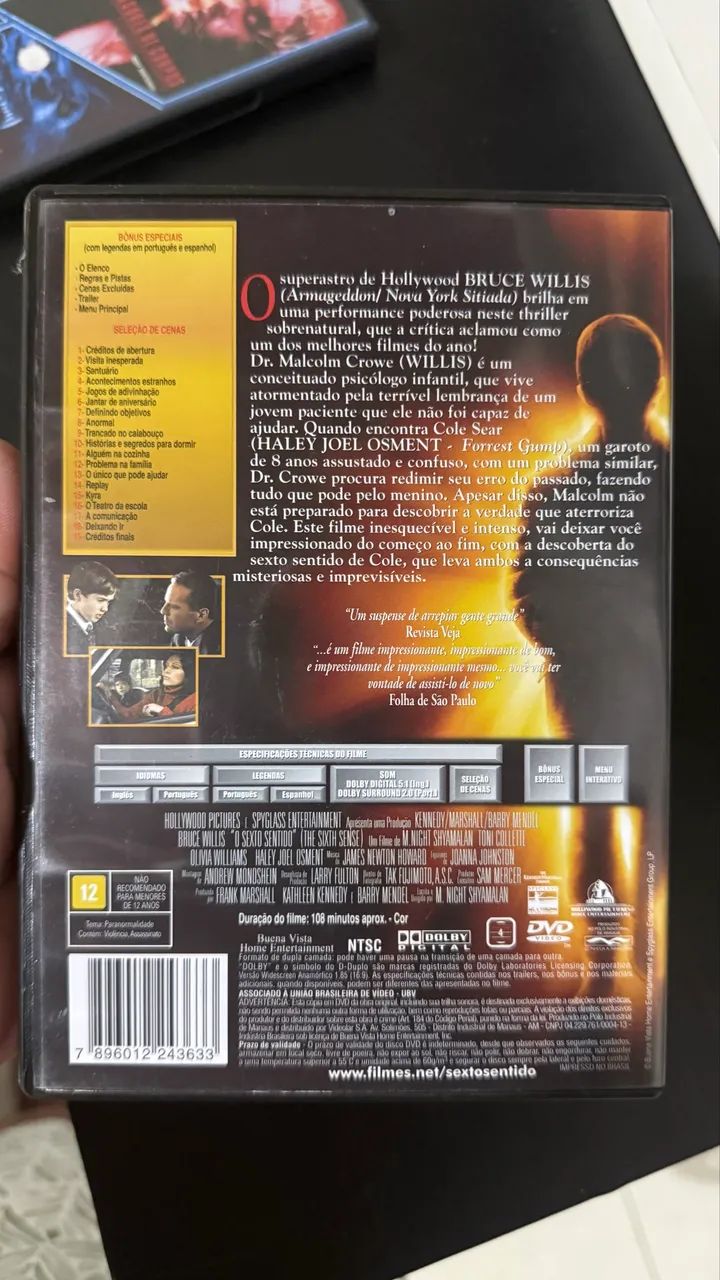 DVD O sexto sentido  - Foto 2