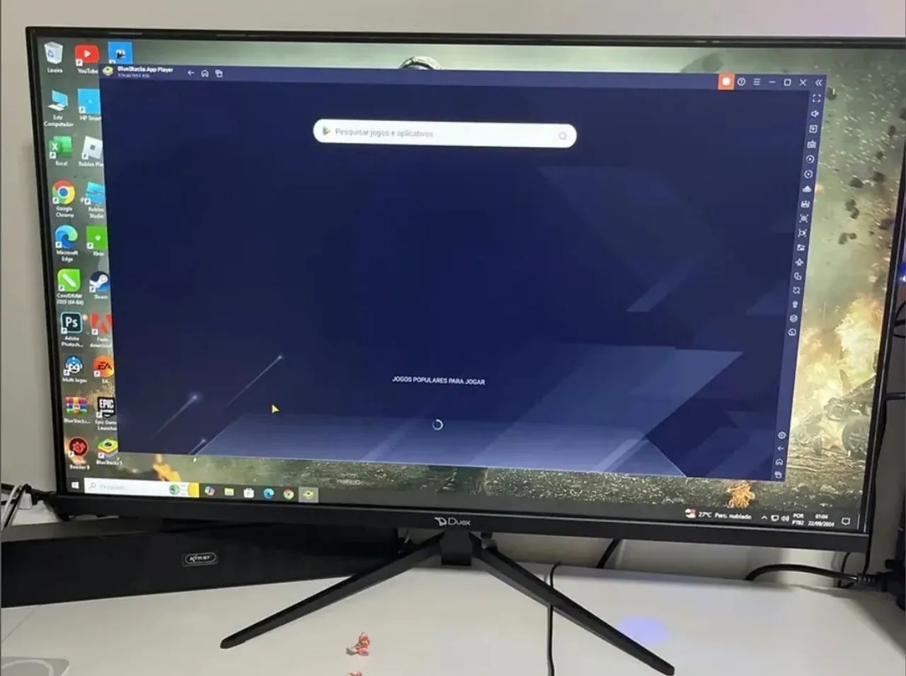 MONITOR 4K | 32" POLEGADAS 1MS | PRA VENDER LOGO, ZERADO