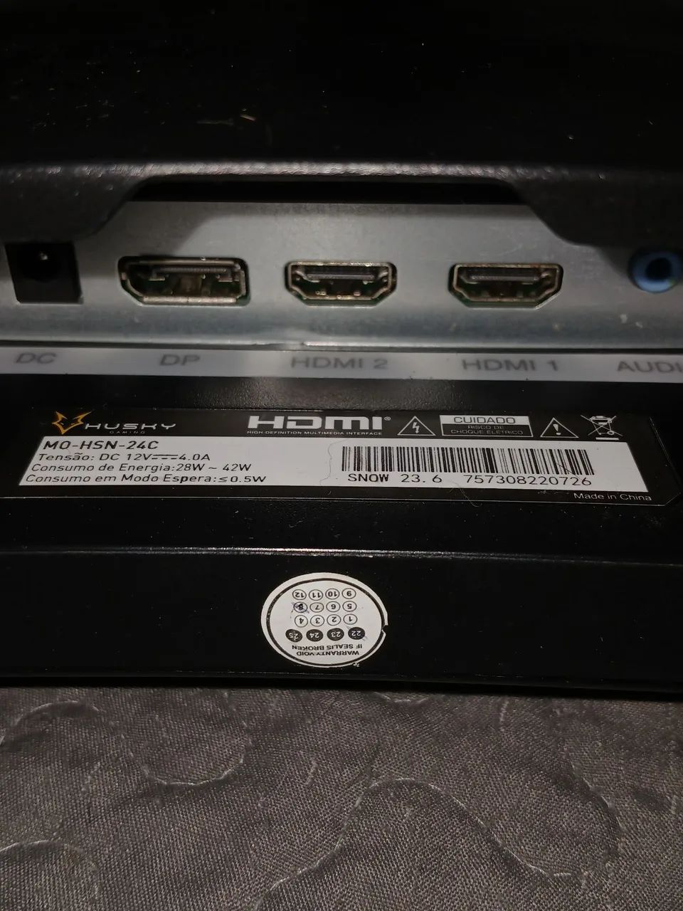 Monitor Husky Gaming Tela Quebrada - Foto 3