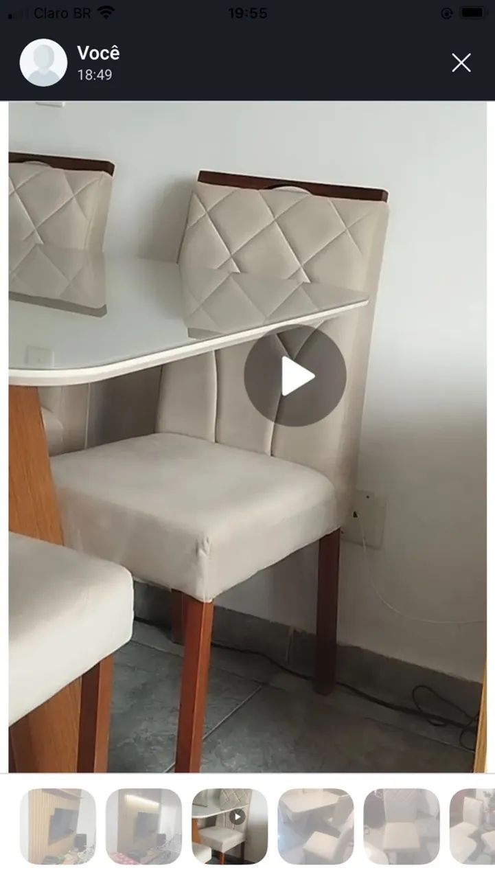 Mesa impecável com 4cadeiras 1,20x0,90 - Foto 5