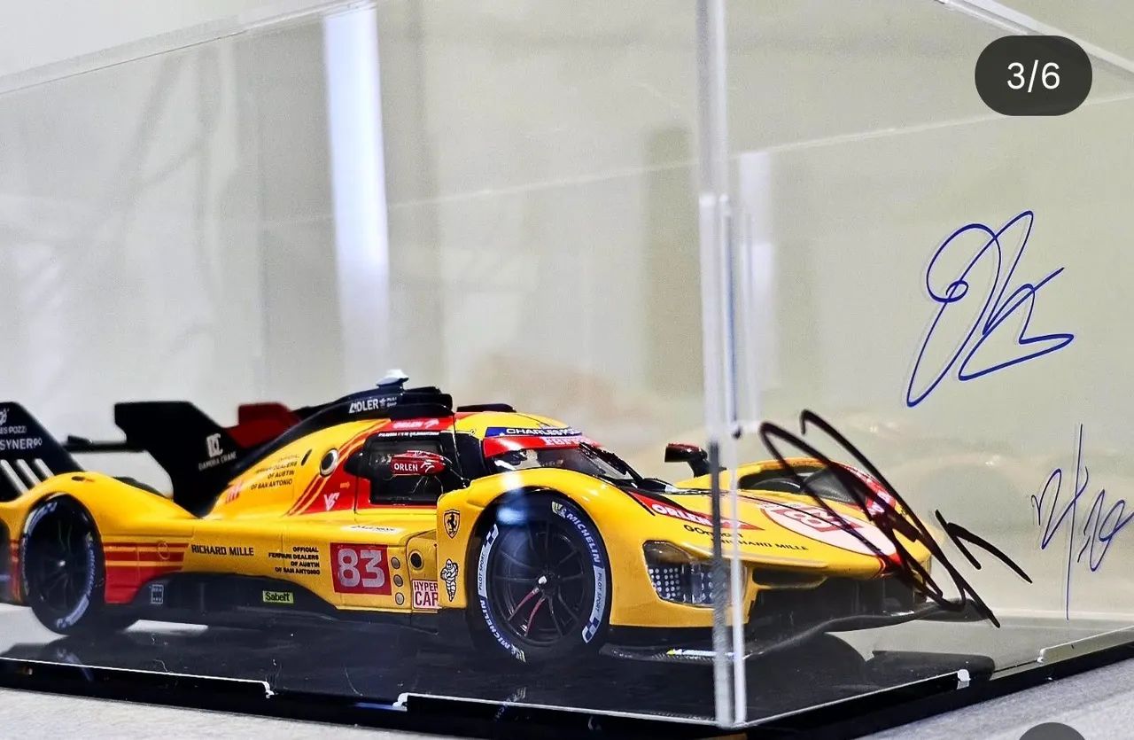 Ferrari 499p - 2024, 1:24 - Autografada (Kubica, Shwartzman e Y.Ye - Foto 2