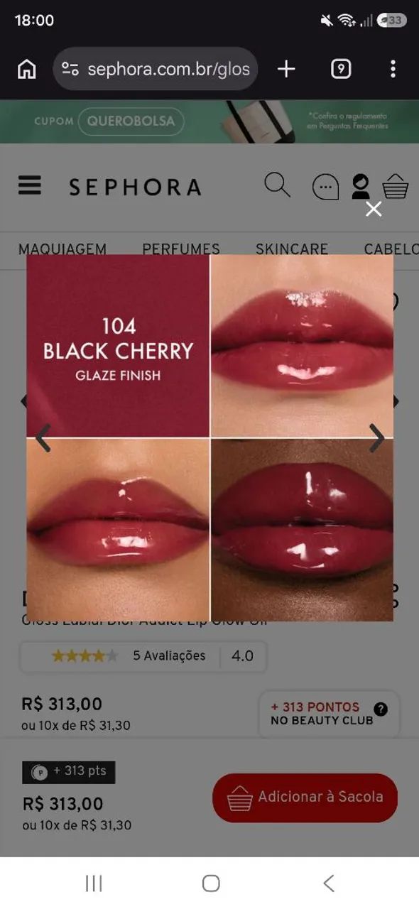 Gloss Labior Dior Addict  - Foto 5
