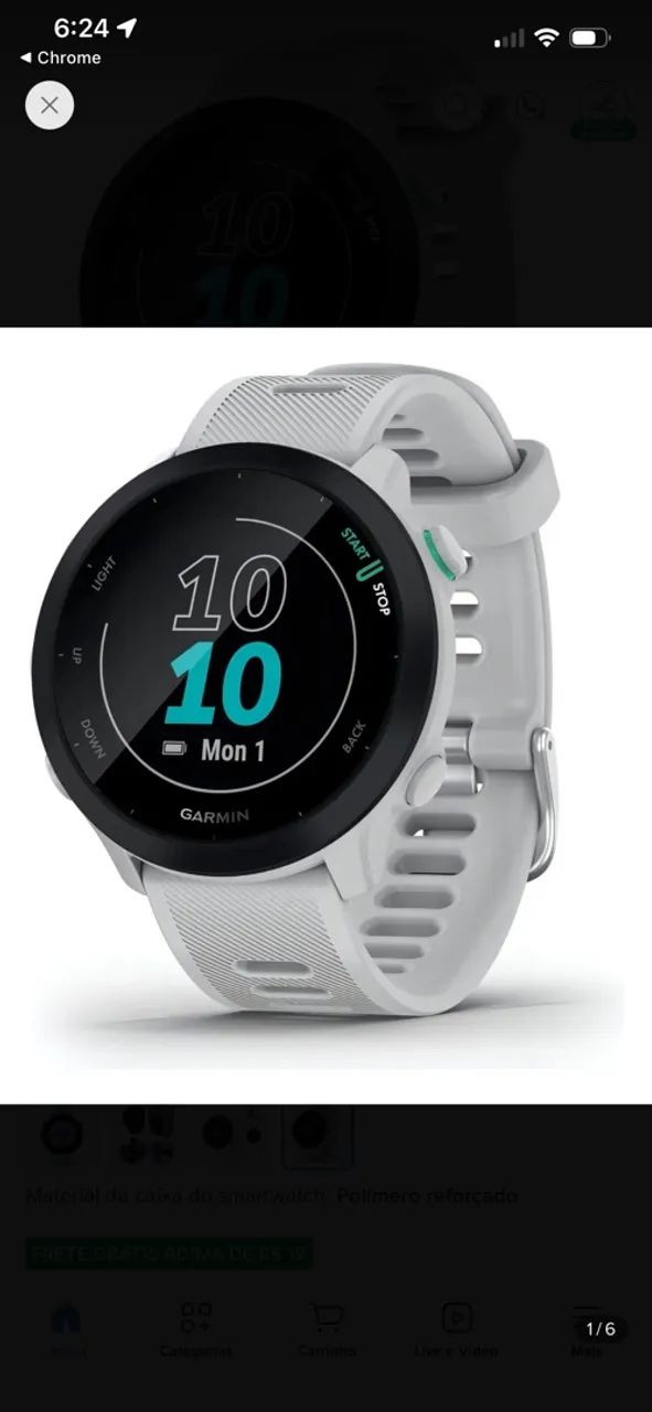 Relógio Garmin 55 forerunner  - Foto 3