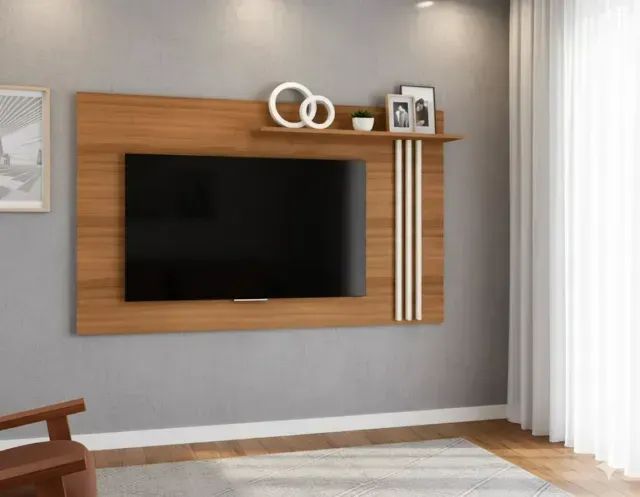 Painel Cross Cedro/Off White