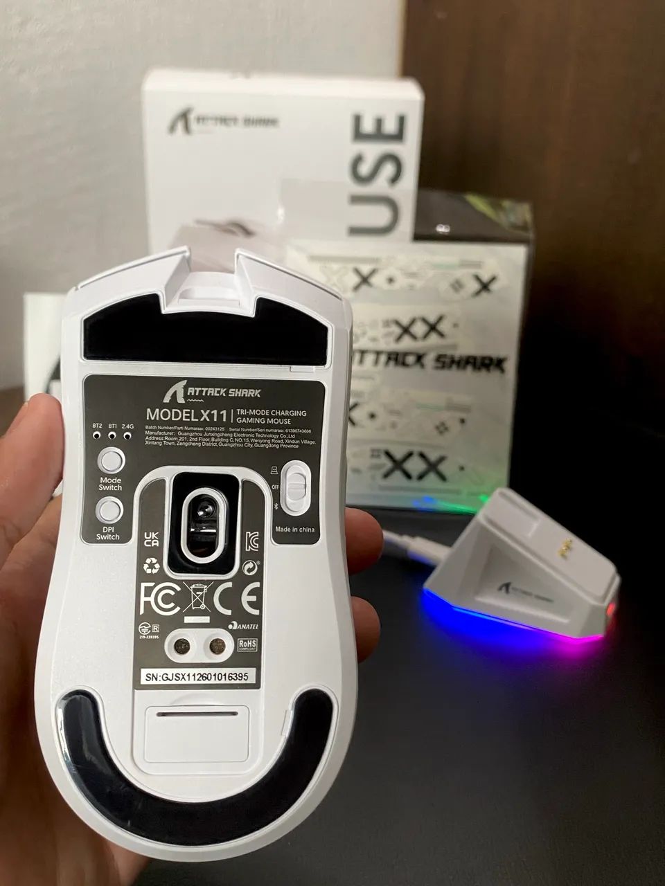 Mouse Gamer Attack Shark X11  - Foto 5