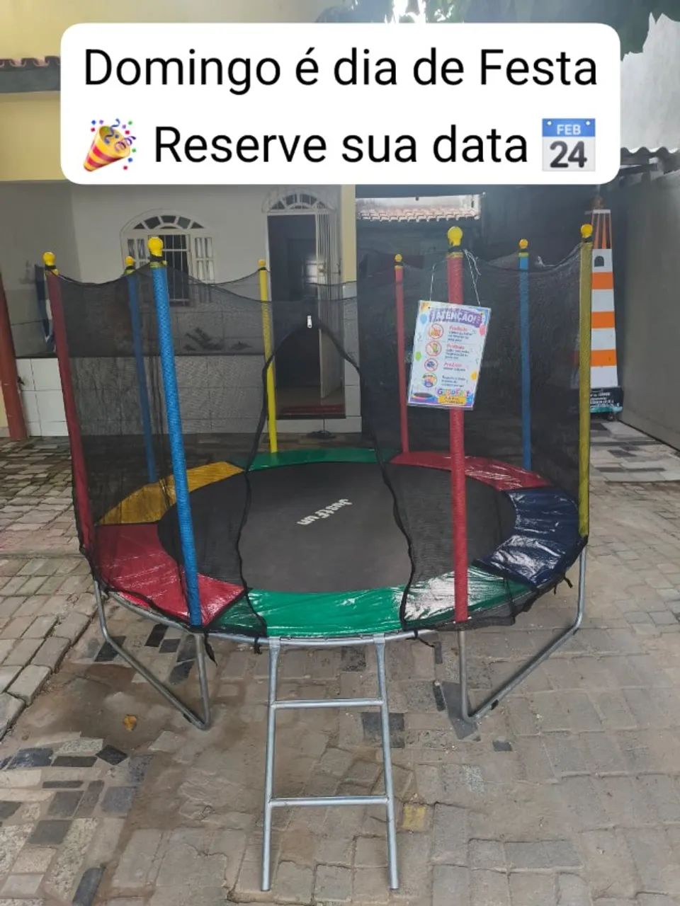Aluga-se Pula Pula 2,44mt Promoção  - Foto 2