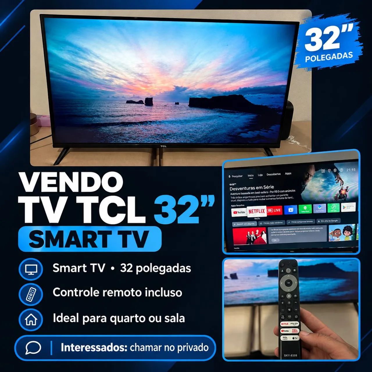 TV TCL 32