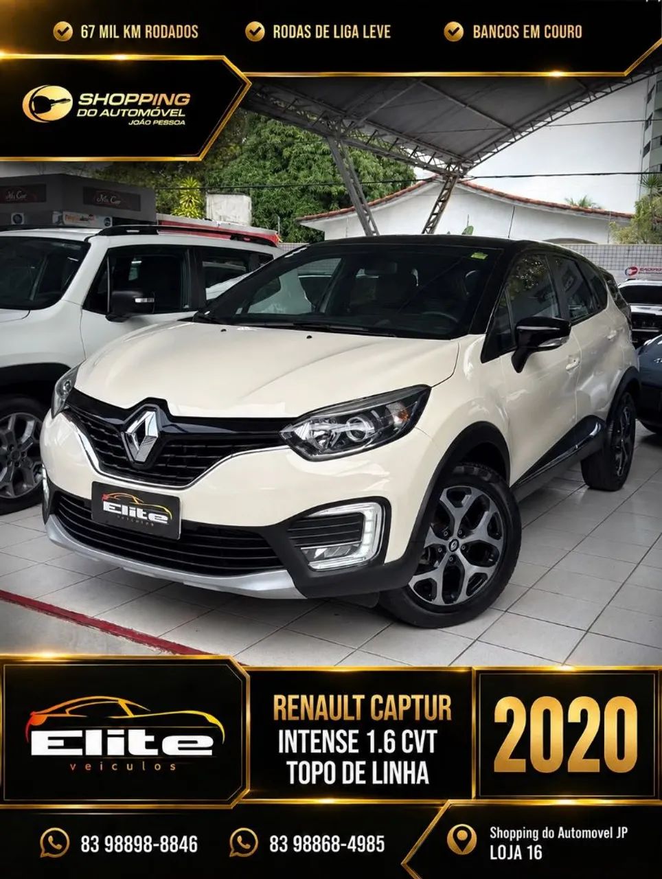 Renault Captur CAPTUR Intense 1.6 16V Flex 5p Aut. 2020