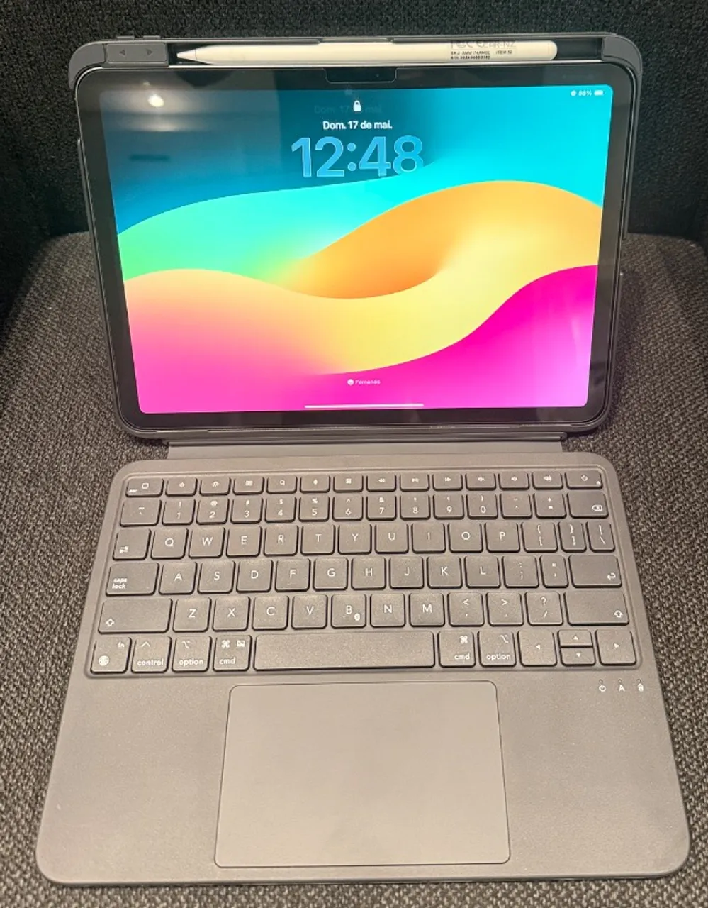 【極美品】MagicKeyboard Folio A2695 MQDP3LL/A Teclado Apple Magic Keyboard Folio MQDP3LL/A para iPad 10ª Geração