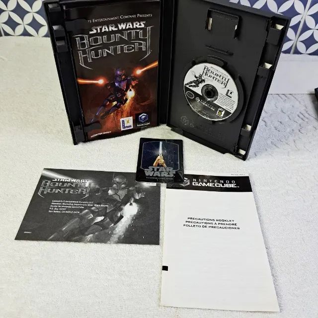 Star Wars Bounty Hunter Original Completo Nintendo Gamecube - Com Card - Foto 3