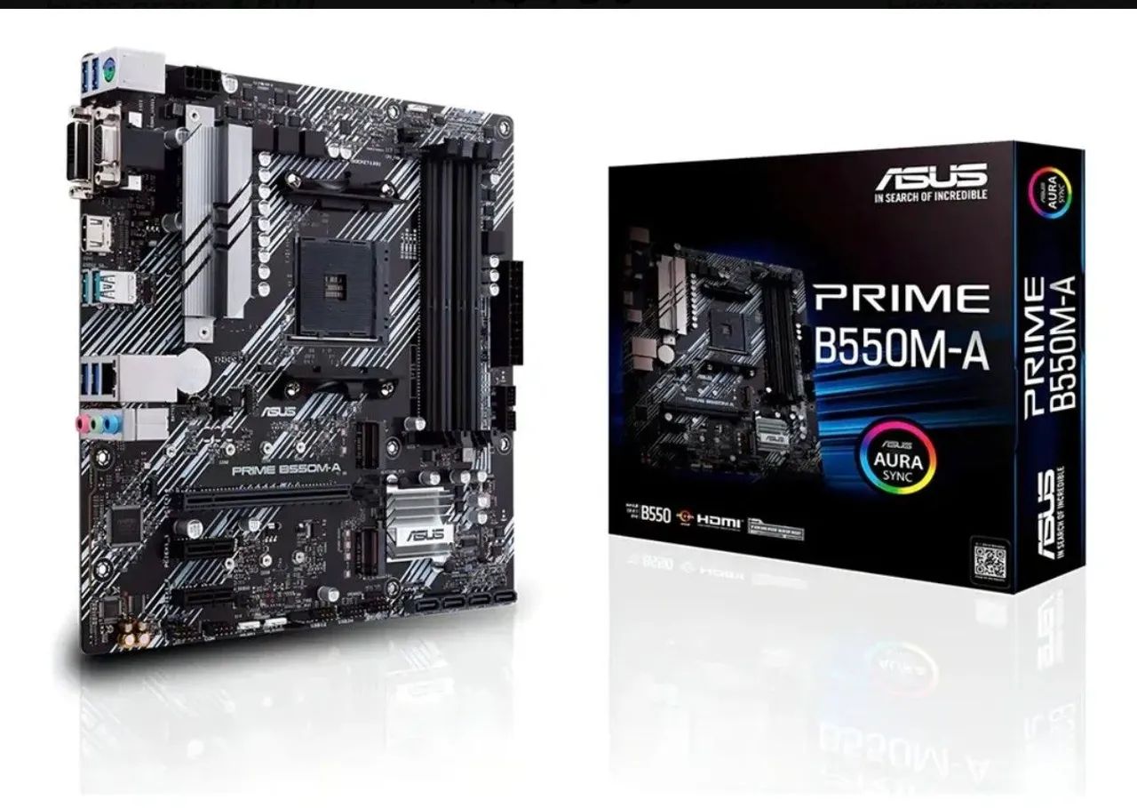 Placa mãe Asus b550M-a pro NOVA 