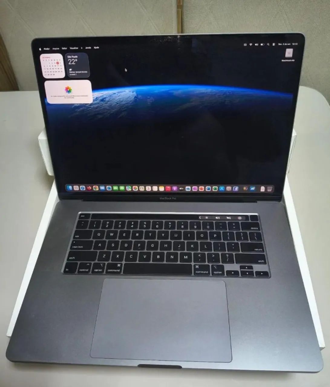 Macbook pro i9 ano 2019 placa de V de 4gb 32d ram ssd 1 tb aceito troca , iphone e note ga - Foto 3
