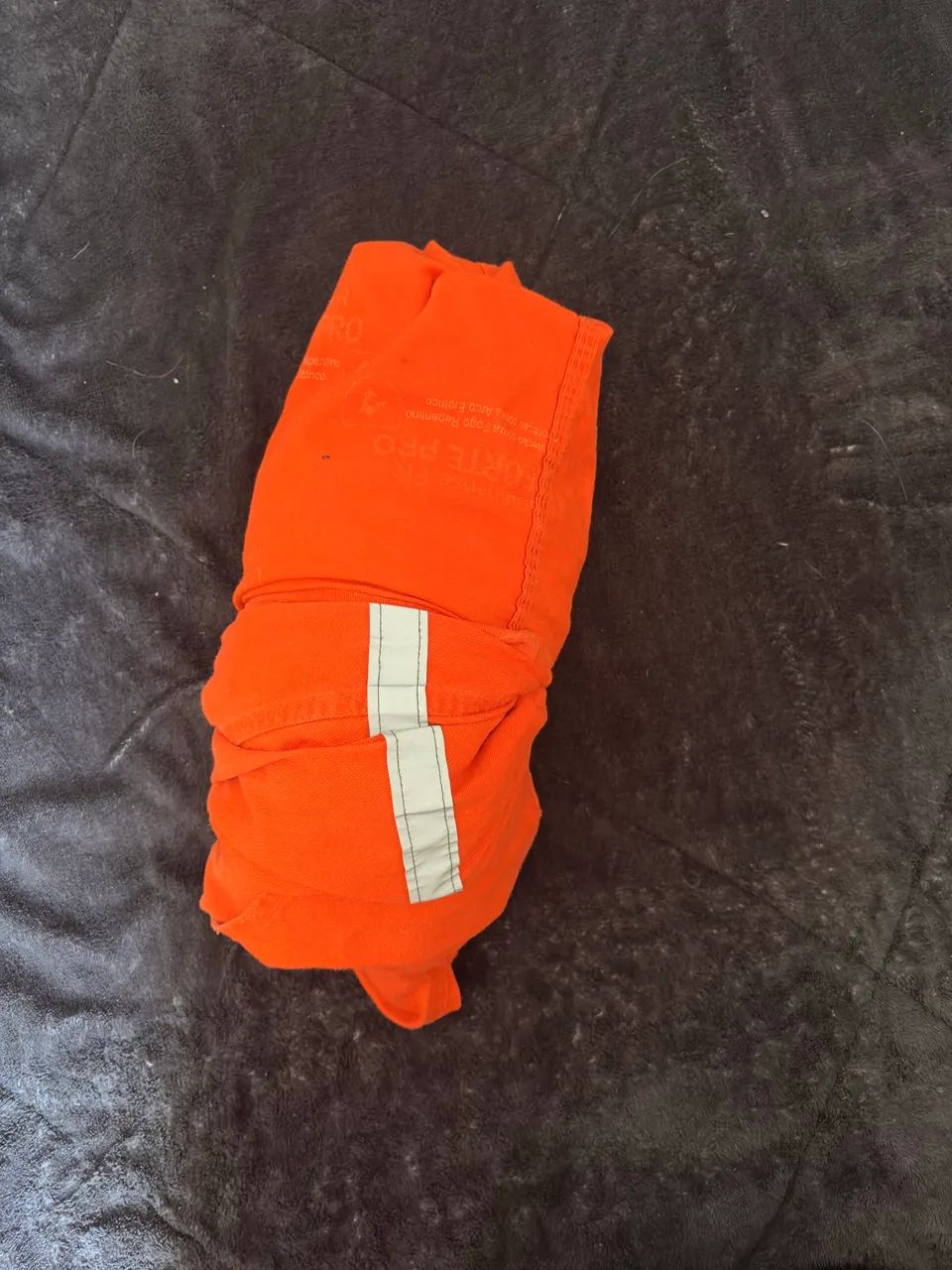 Macacão Laranja RF tamanho G usado apenas 1 mês  - Foto 4