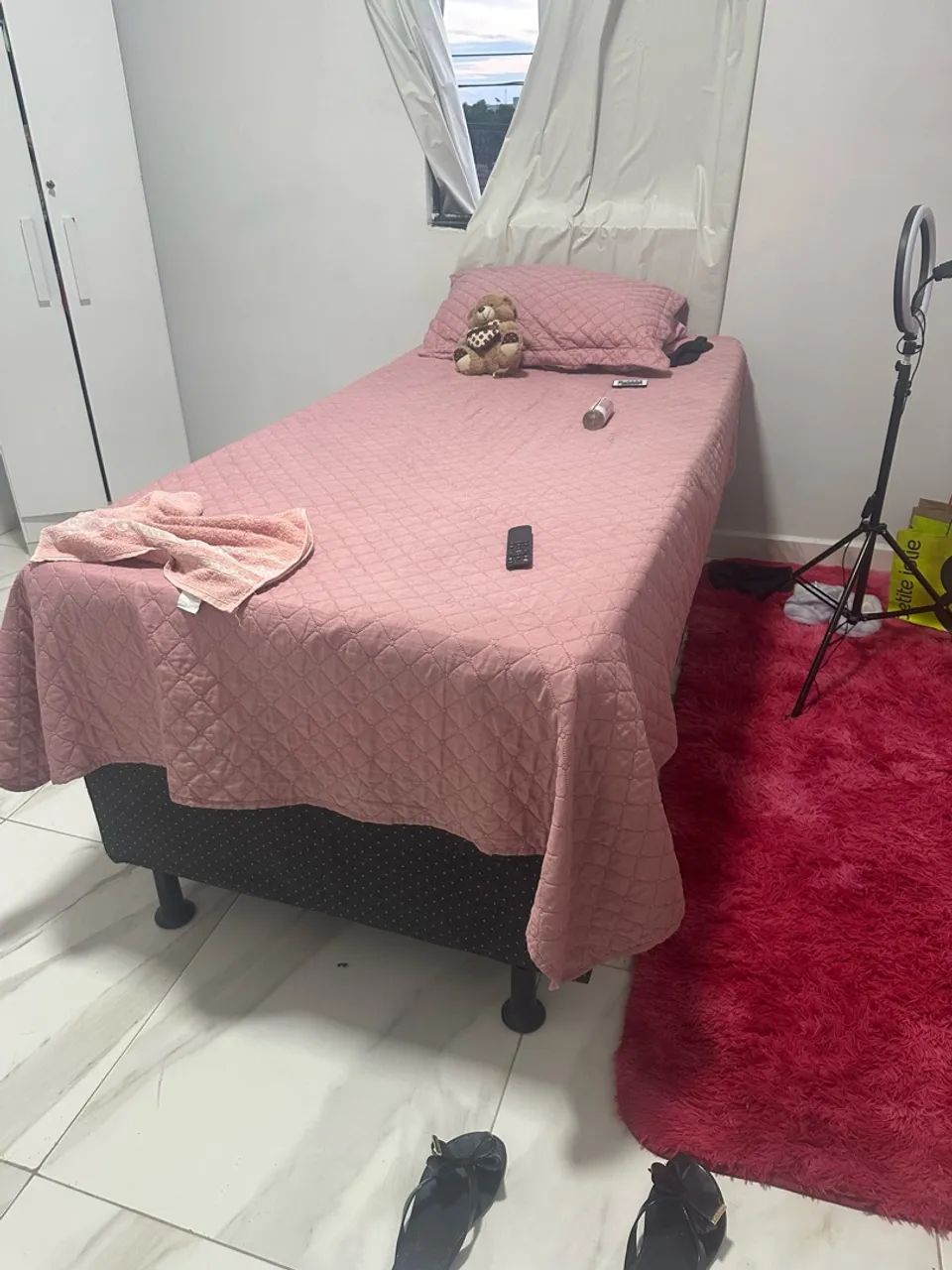 Cama Box conjugado + colchão 