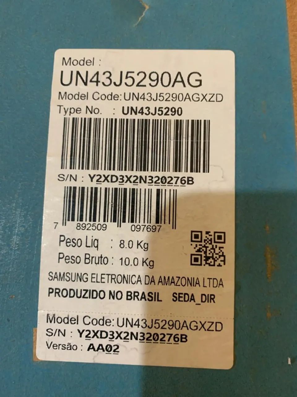 Smart tv Sansung 43'', full HD, com defeito - Foto 4
