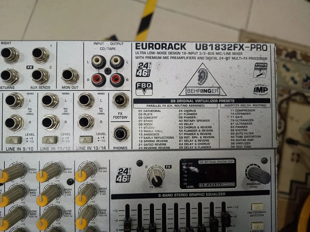 Mesa de som Behringer Eurorack UB1832FX-PRO. <br>OLX<br>OLX - Foto 4