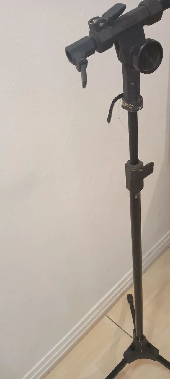 Pedestral girafa de ferro profissional para microfone  - Foto 3