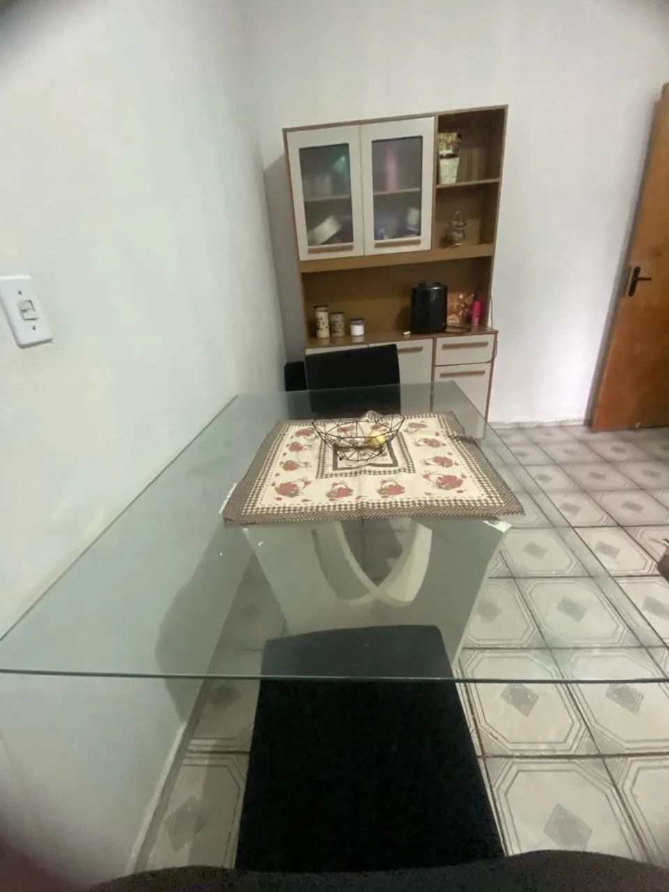 MESA TAMPA DE VIDRO