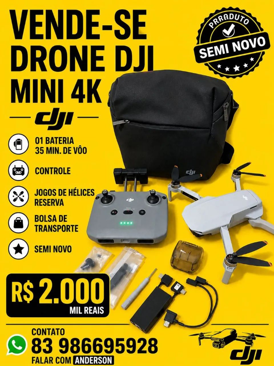 DroneDji mini 2 4K 