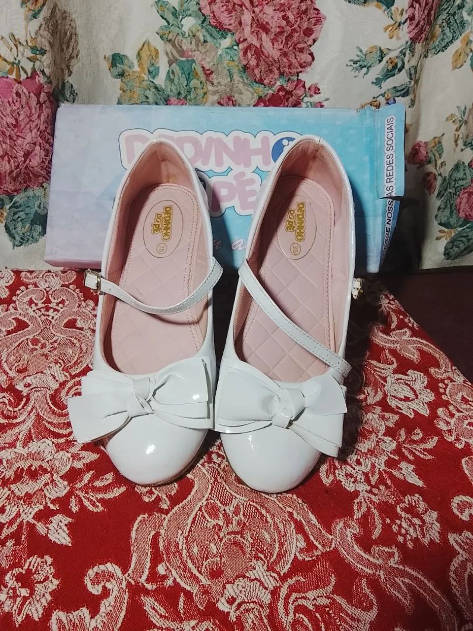 Doll shoe, bridesmaid wedding shoe.