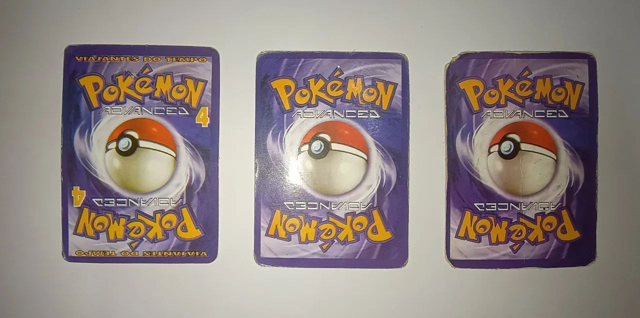 3 Cards Pokémon Advances 2004/2005 Originais - Foto 2