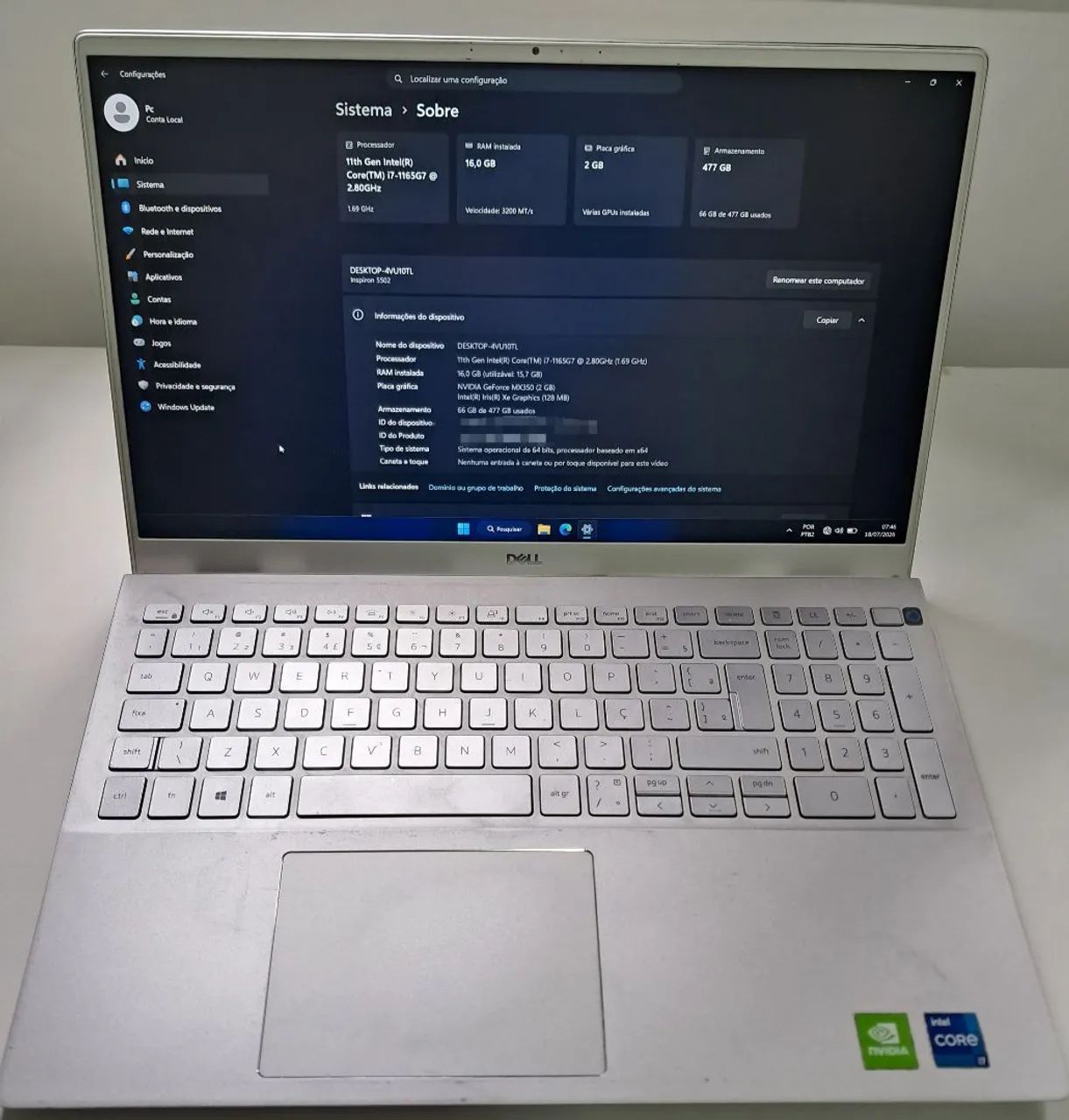 Notebook Dell 15,6" - Foto 4