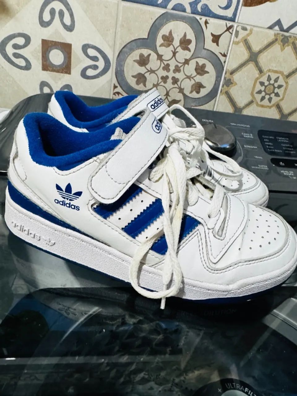 Tênis infantil adidas forum low 31 - Foto 4