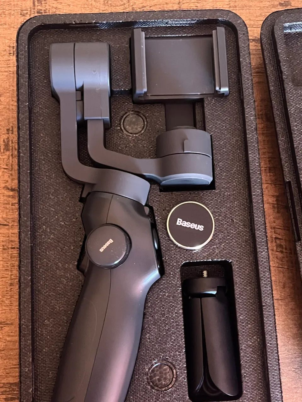 Baseus-estabilizador Portátil Com 3 Eixos Sem Fio, Bluetooth Cor Black - Foto 5