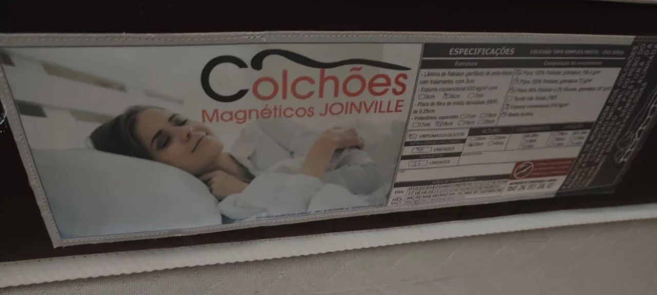 Colchão de casal magnético com base - Foto 3