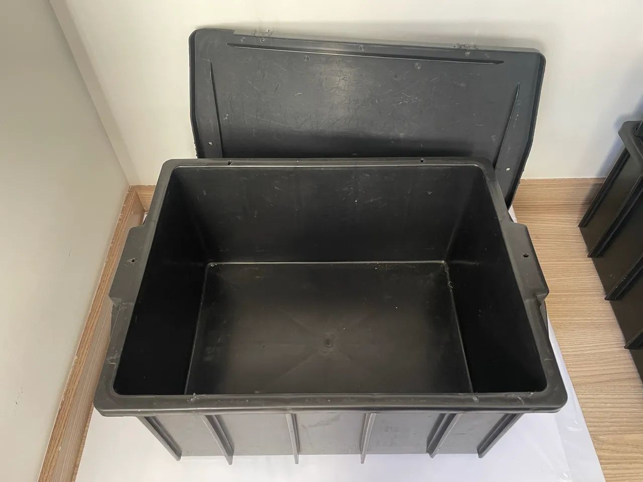 Caixa plástica reforçada para transporte  - Foto 4