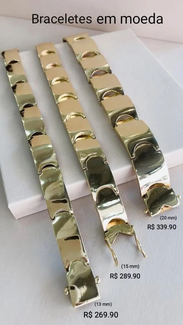 Braceletes 100% Moeda Antiga - Foto 3