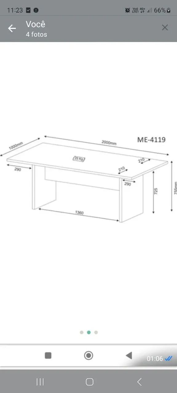 VENDE-SE MESA DE ESCRITÓRIO  NOVA NA EMBALAGEM  - Foto 2