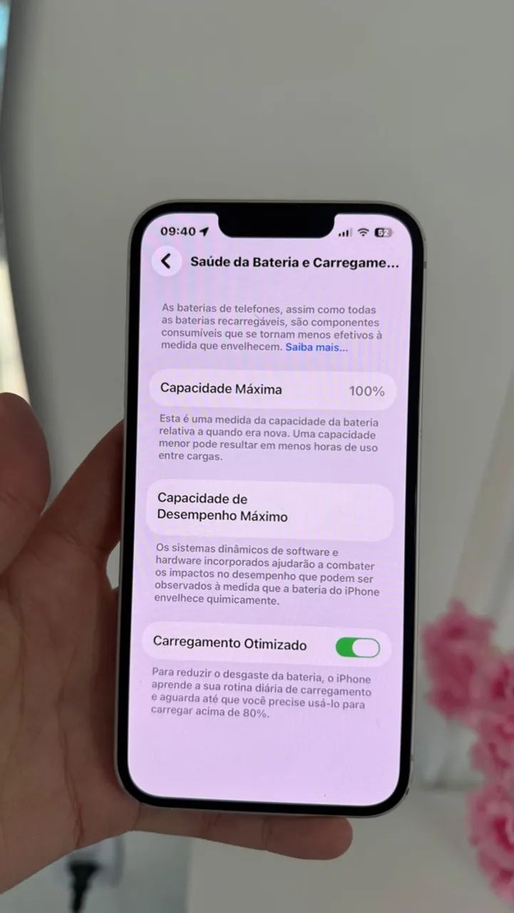 Iphone 13 128gb Branco - Tela Soft OLED - Bateria Original Apple - Foto 2