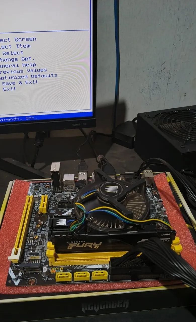 Kit placa-mãe e processador - Foto 3