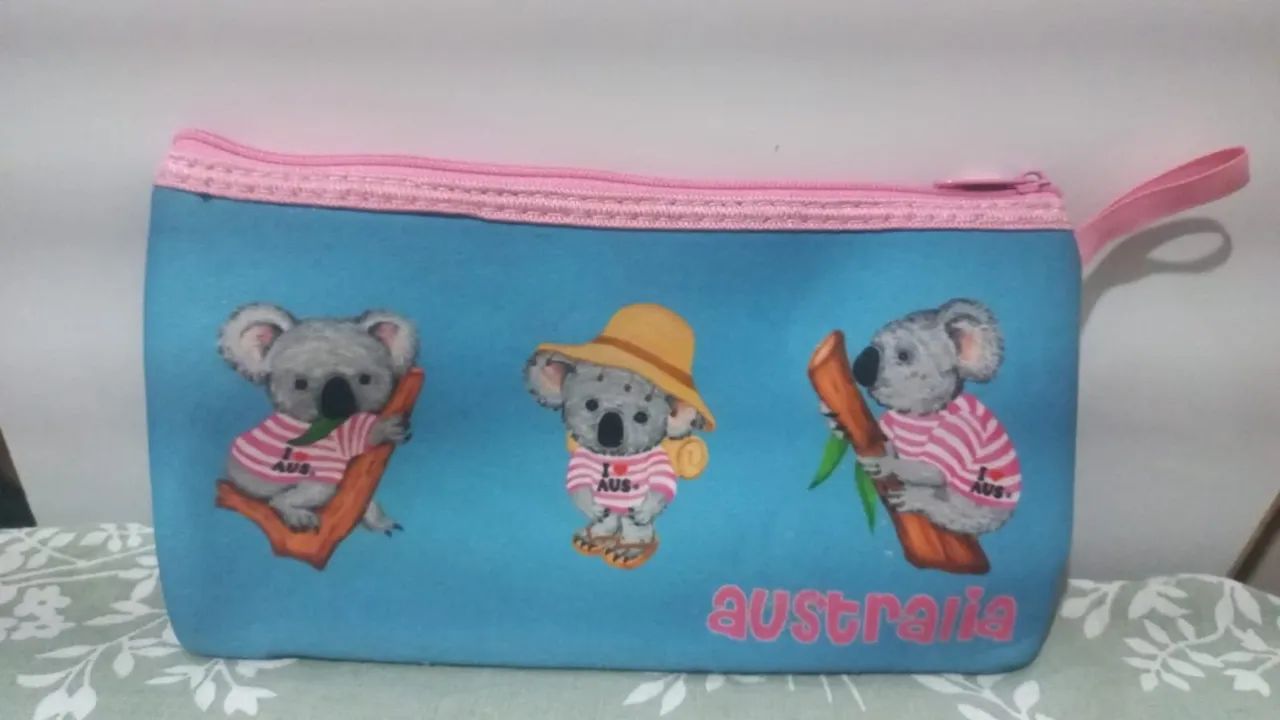 Necessaire azul cola australia