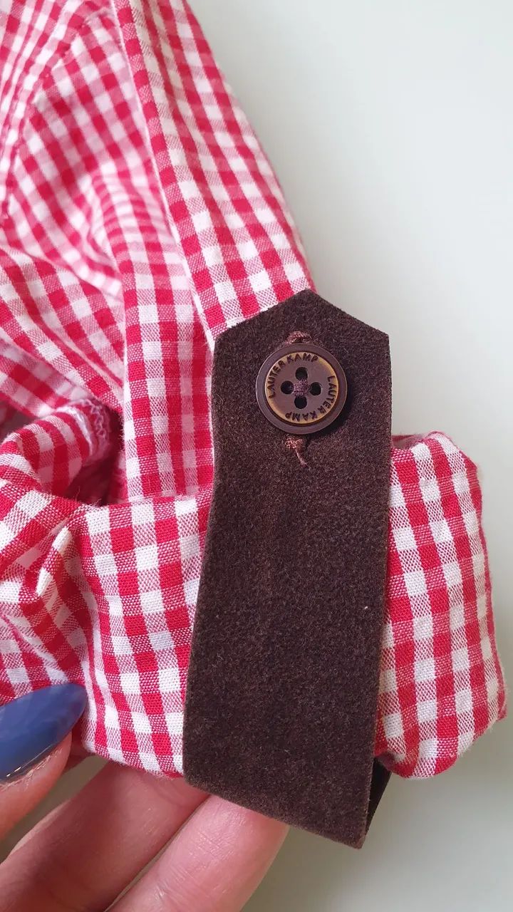 TRAJE TÍPICO ALEMÃO INFANTIL LEDERHOSEN - Foto 2